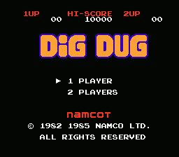 Dig Dug screenshot 4 for Famicom